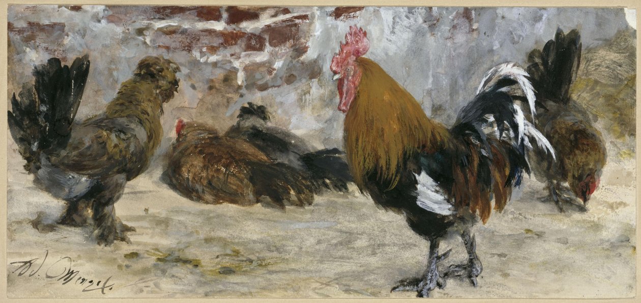 The Rooster and the Hens. From the “Children
