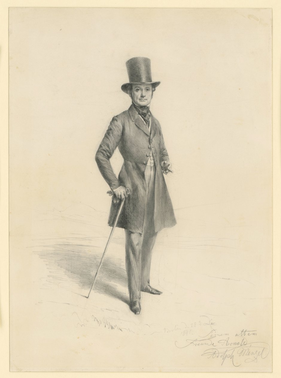 Eduard Magnus by Adolph Menzel