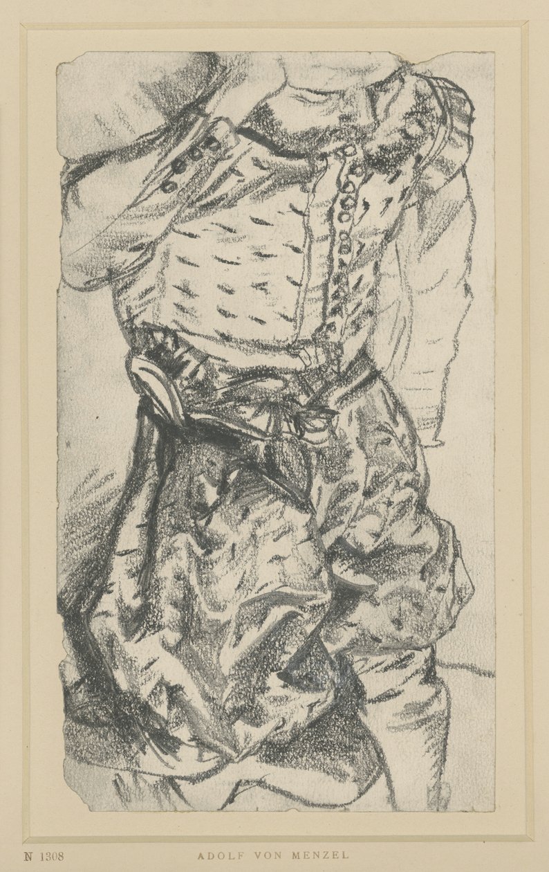 Model in the Splendid Dress of Elector Johann Georg I of Saxony, Historical Museum, Dresden by Adolph Menzel