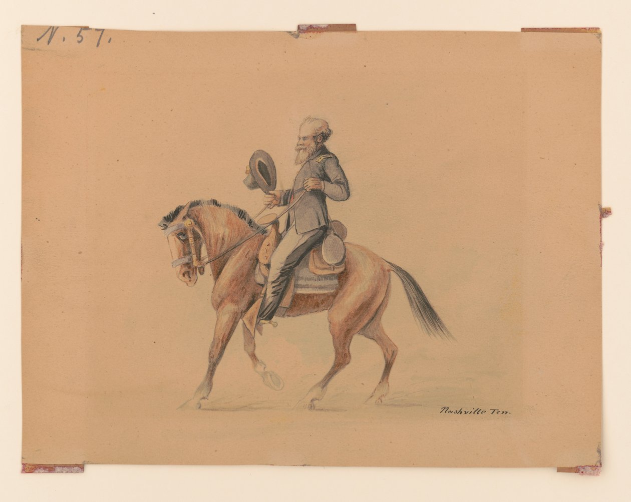 Major Edward Mueller, Nashville, Tennessee by Adolph Metzner