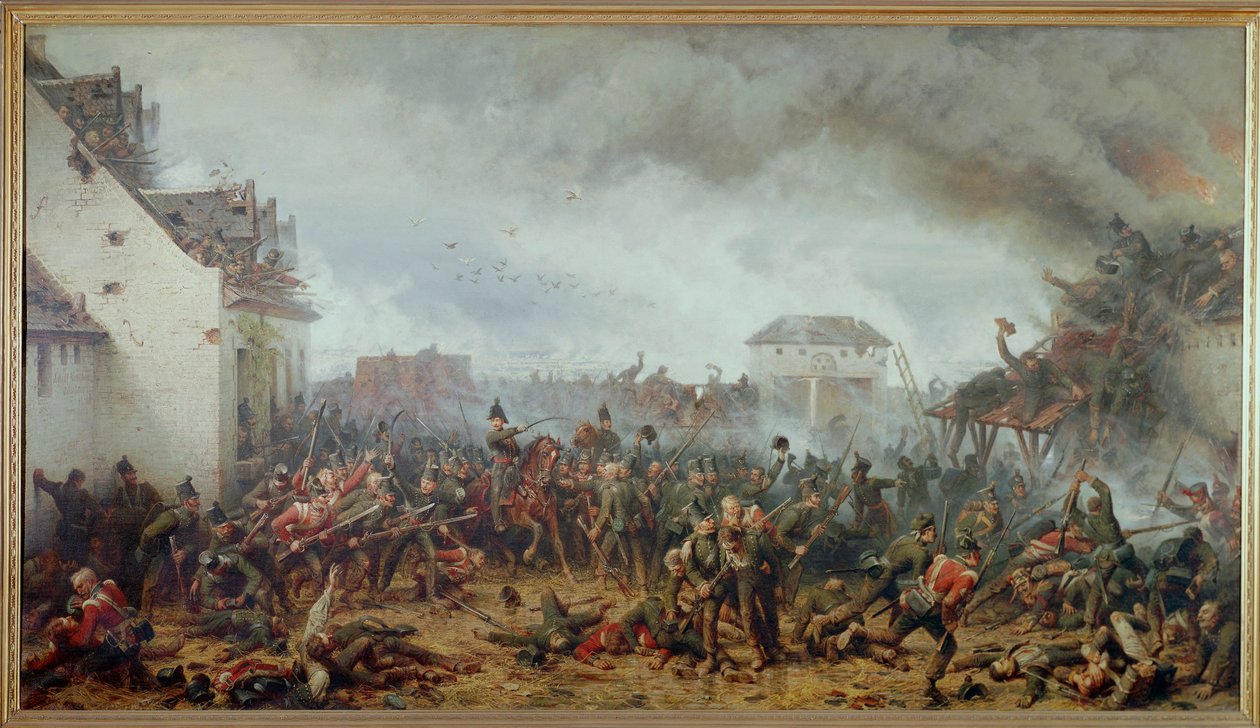 The defence of the farm La Haye Sainte, Battle of Waterloo, Napoleon