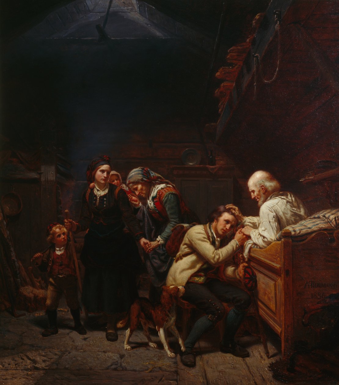 Emigrants by Adolph Tidemand