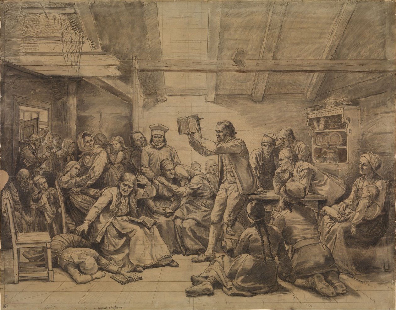 The Fanatics by Adolph Tidemand