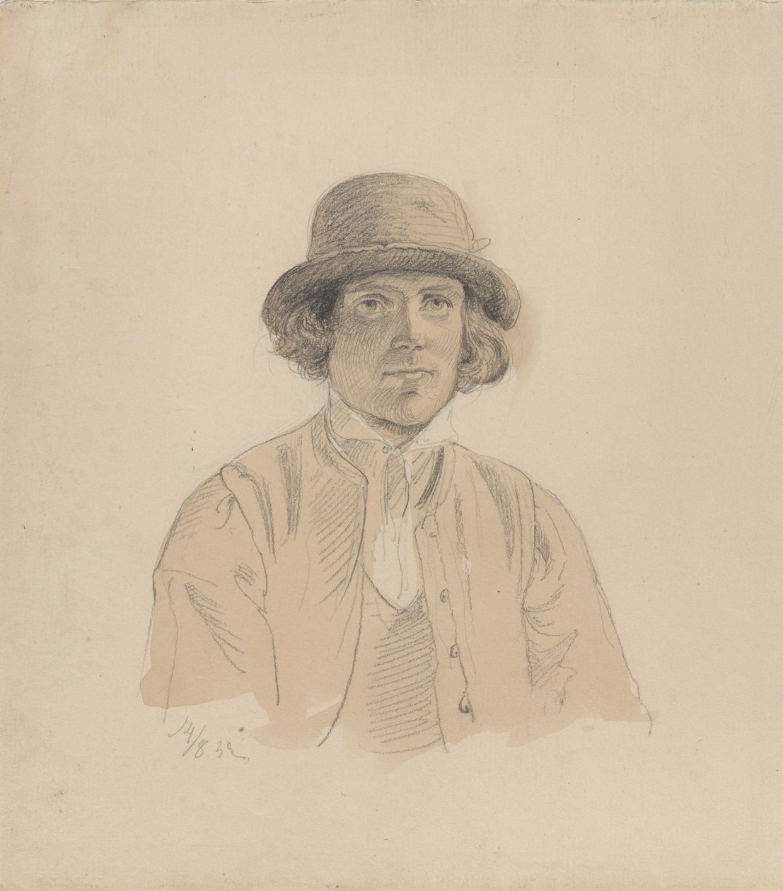 Man with Hat by Adolph Tidemand