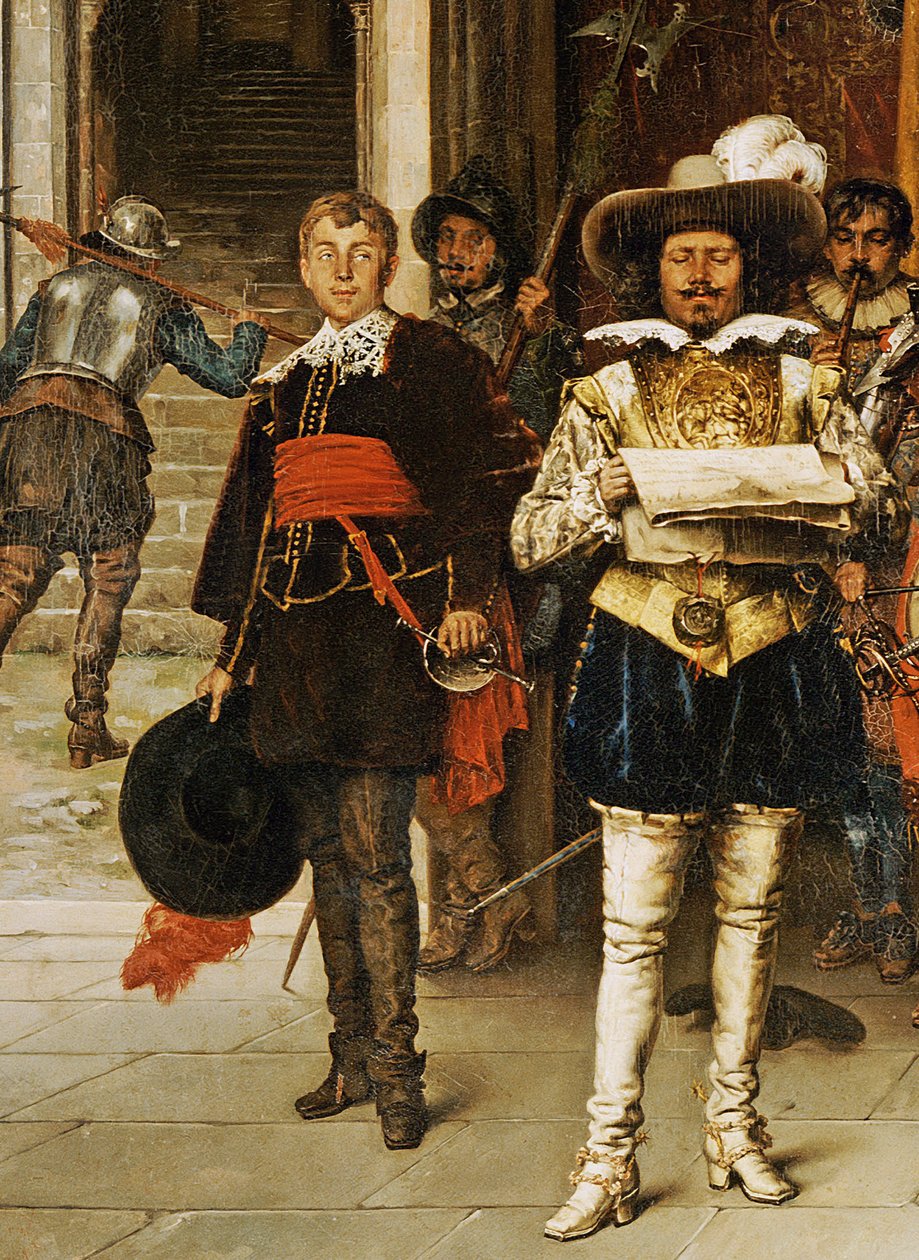 Musketeers of the King by Adolphe Alexandre Lesrel