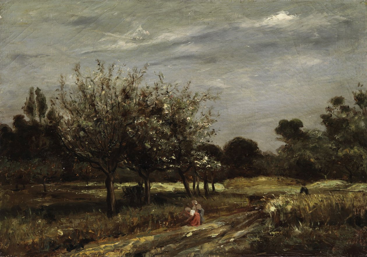 Landscape with Fruit Trees by Adolphe Appian