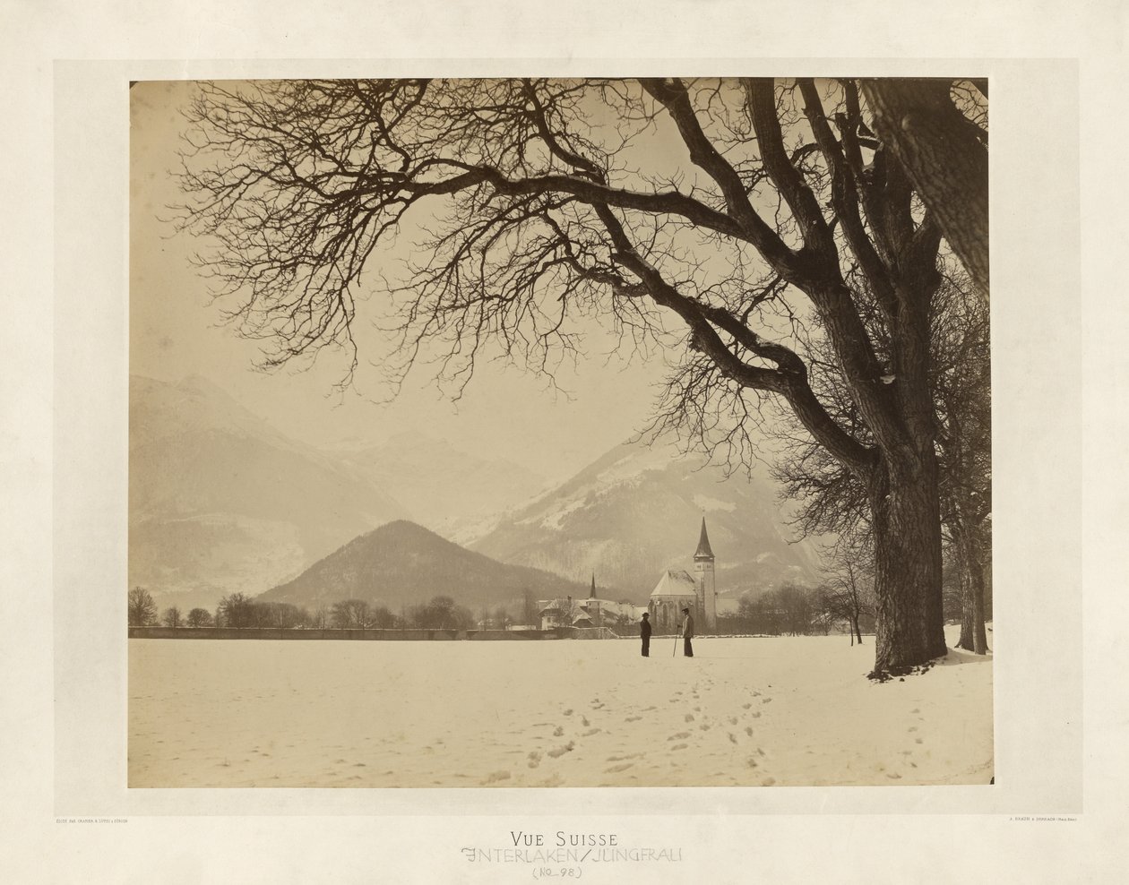 Interlaken / Jungfrau by Adolphe Braun