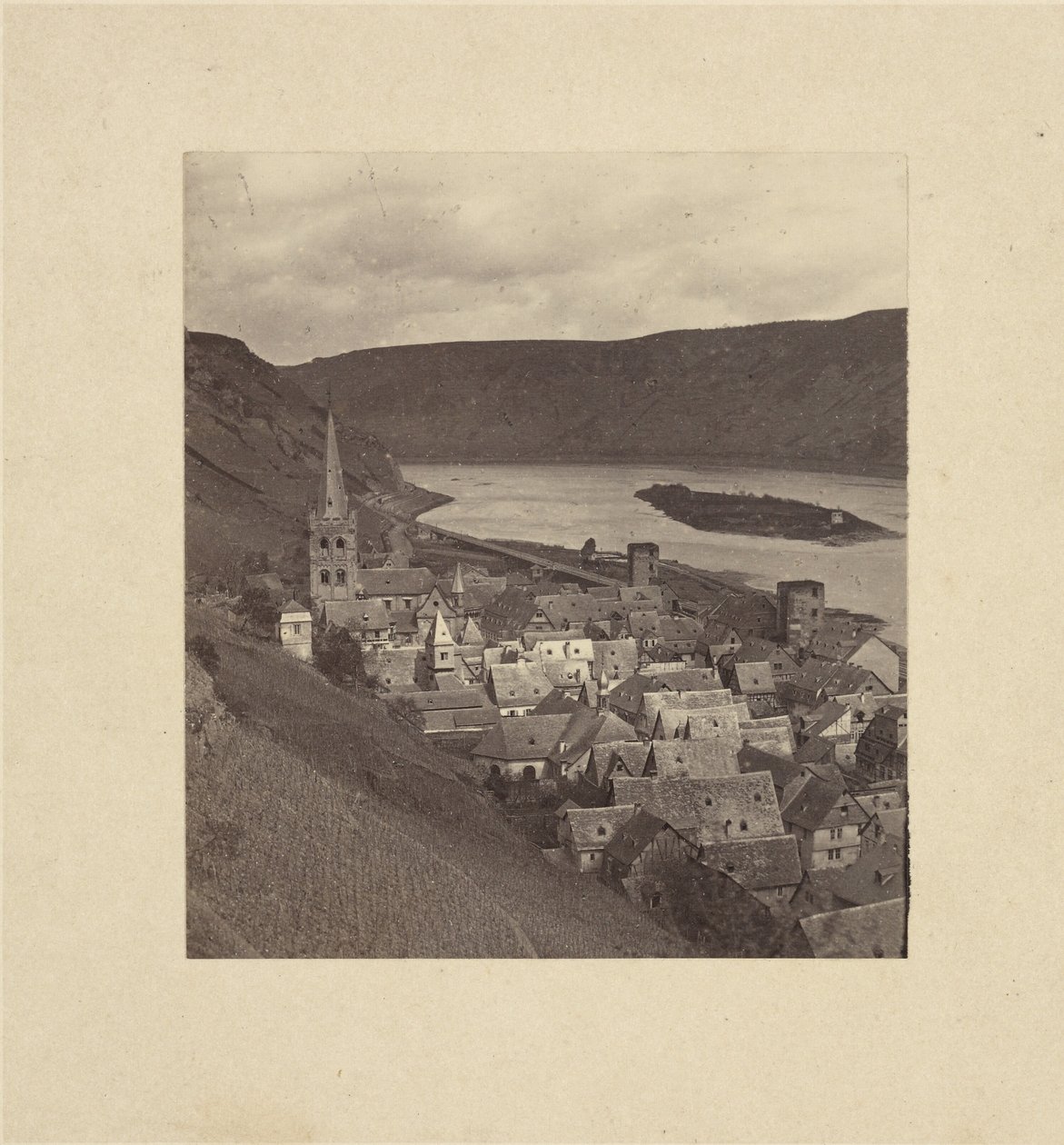 View of the Rhine by Adolphe Braun