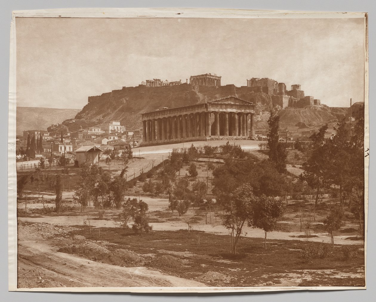 View of the Acropolis by Adolphe Braun and Co.