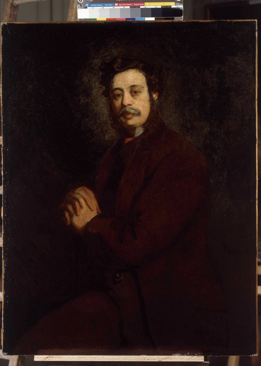 Portrait of Mr. Khan by Adolphe Joseph Thomas Monticelli