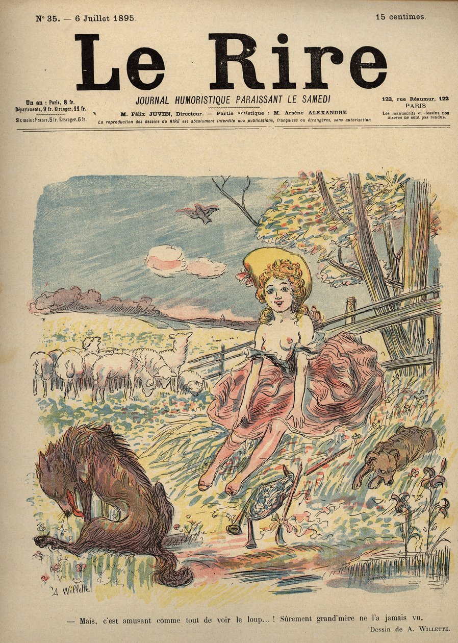 Little Red Riding Hood - shepherdess topless, red Riding Hood - But, it
