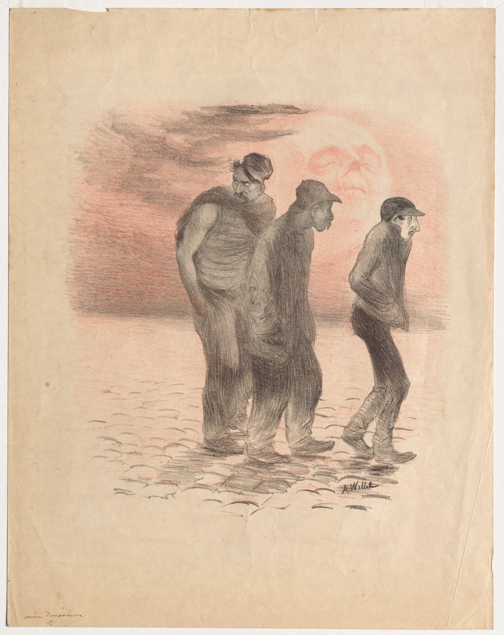 Paris Scenes and Murderers by Adolphe Leon Willette