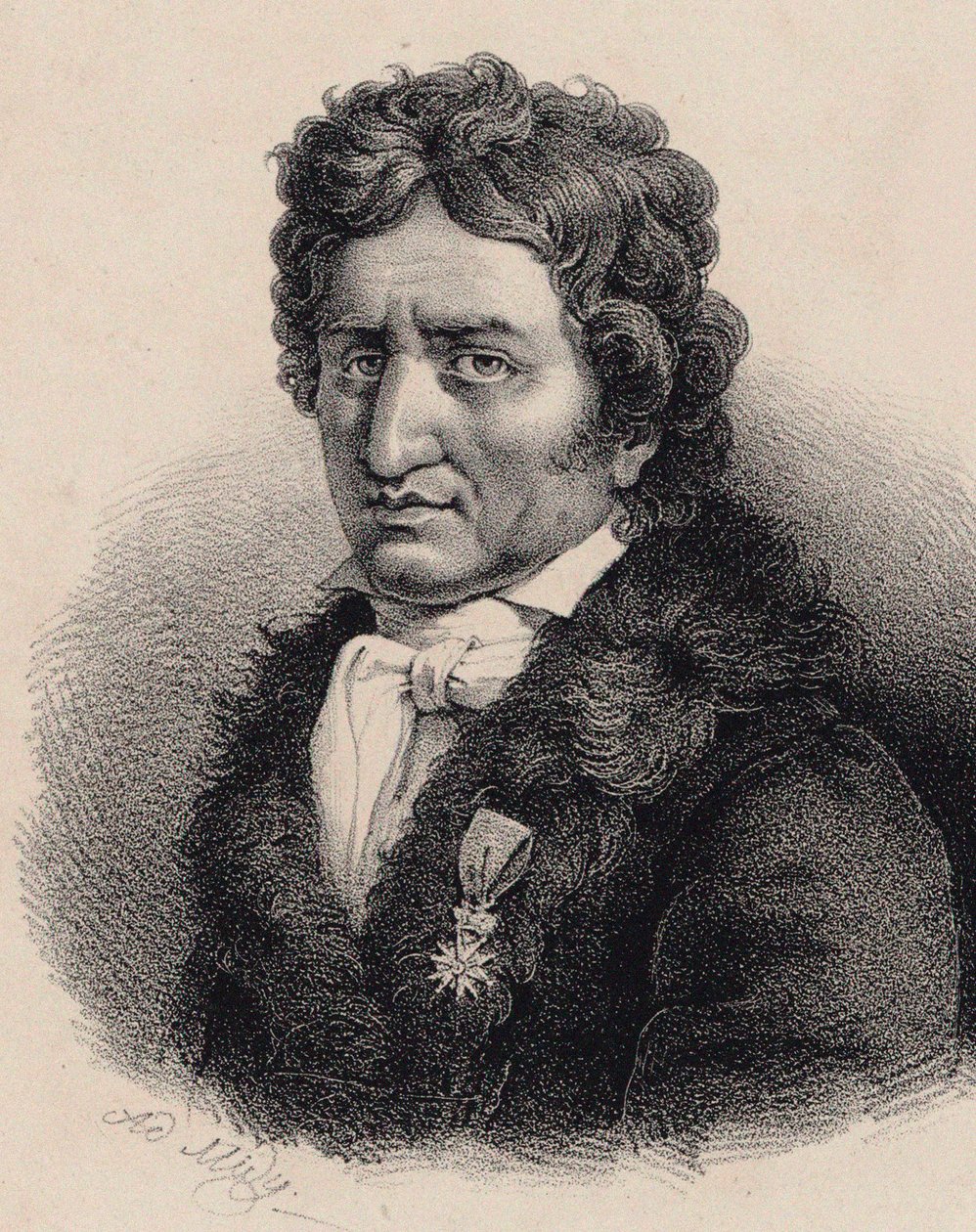 Portrait of the Composer Pierre-Alexandre Monsigny by Adolphe Midy