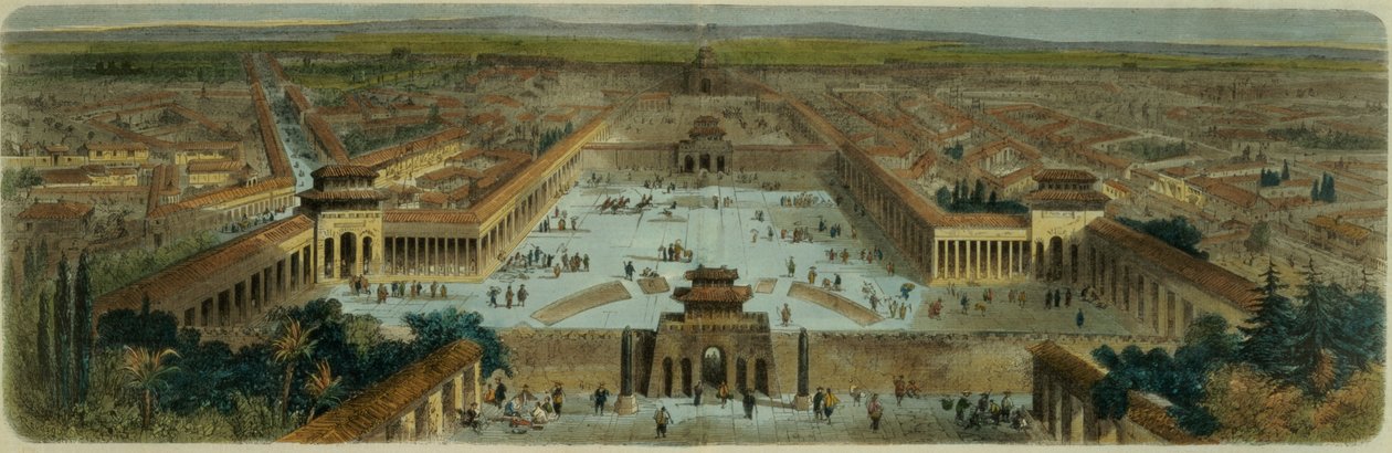 View of the City of Peking Taken from the South by Adolphe Rouergue