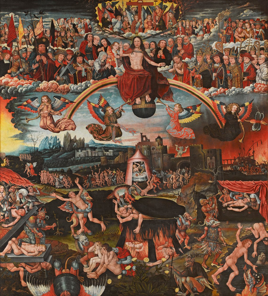 The Last Judgment by Adriaan Moreels and Pieter Van Boven