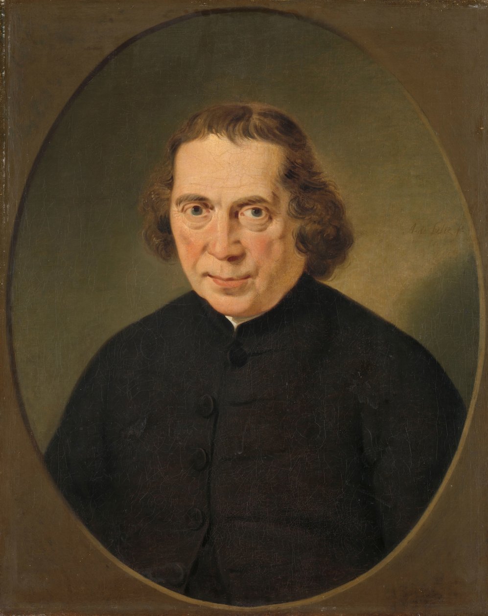 Portrait of Jan Nieuwenhuyzen by Adriaan de Lelie