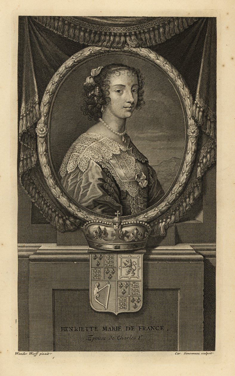 Henrietta Maria of France, Wife of King Charles I of England by Adriaan van der (after) Werff