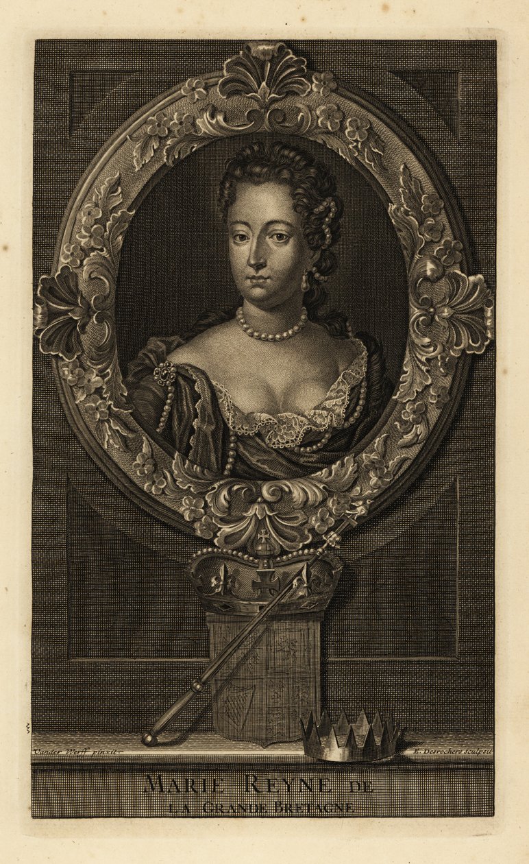 Queen Mary II of Great Britain by Adriaan van der (after) Werff
