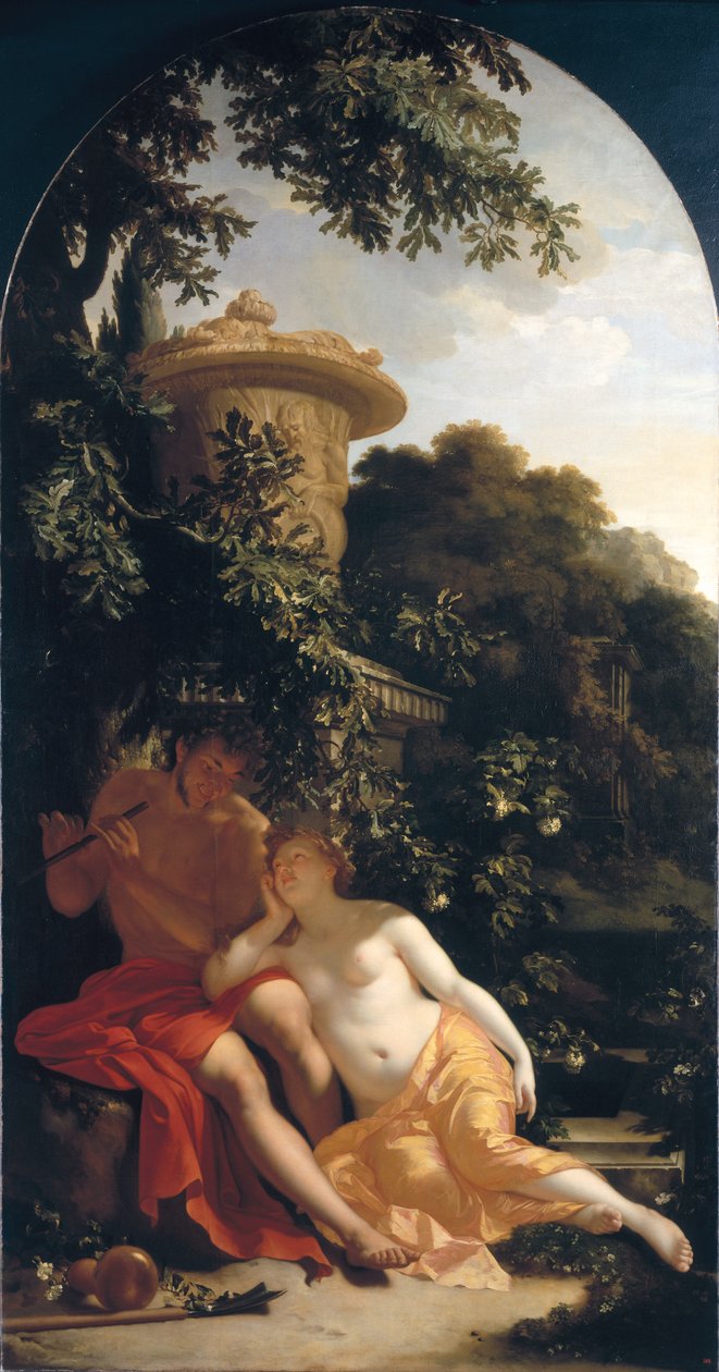 Shepherd and Shepherdess, The Amorous Shepherd by Adriaan van der Werff