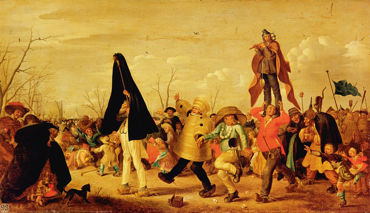 The Carnival by Adriaen Pietersz van de Venne