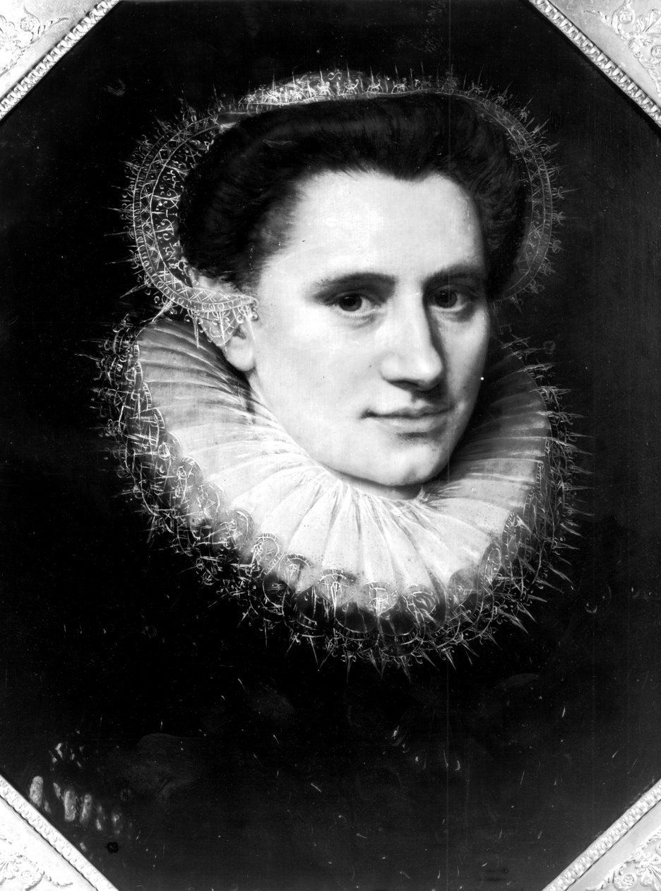 Portrait of a woman by Adriaen Thomasz Key