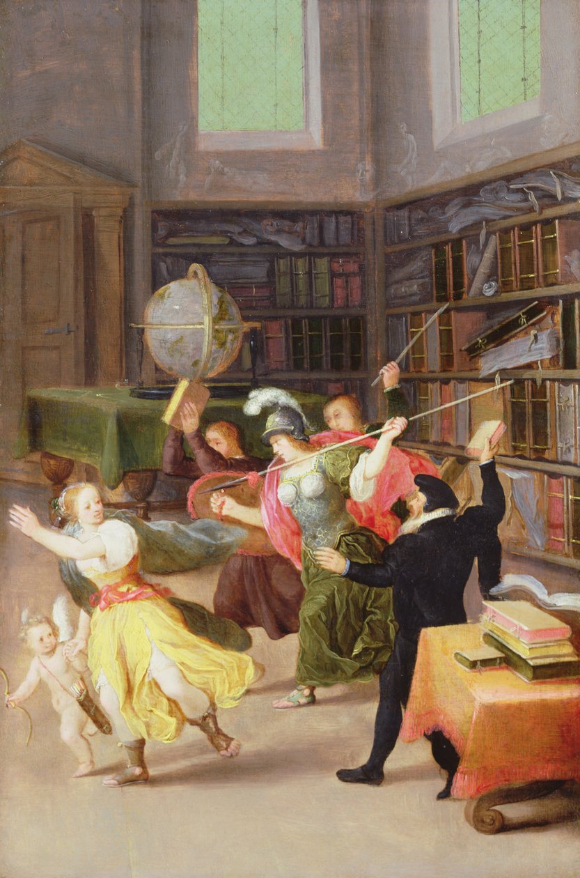 Allegory of Love and Ignorance, Wisdom and Learning by Adriaen van Stalbemt