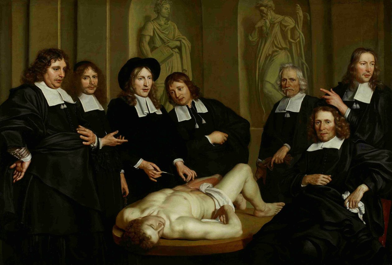 The Anatomy Lesson of Dr. Frederik Ruysch by Adriaen Backer
