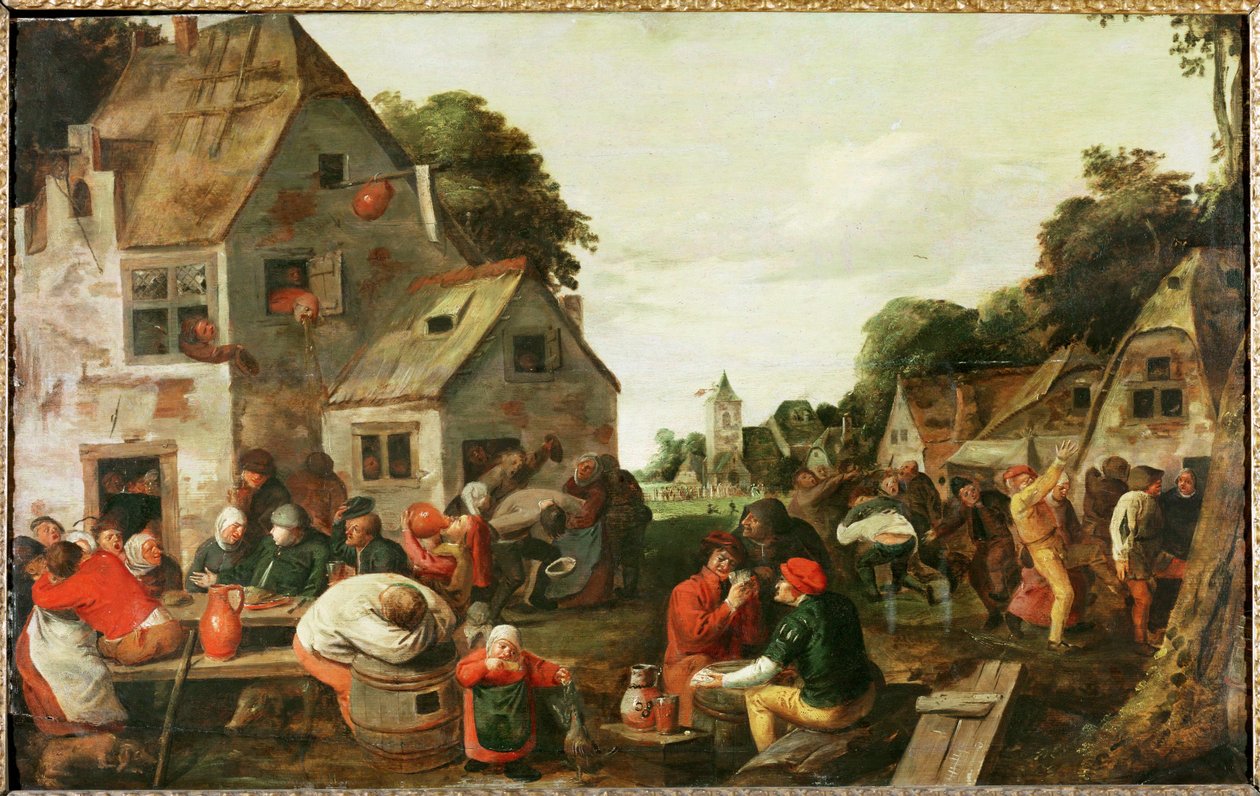 Village Pub by Adriaen Brouwer