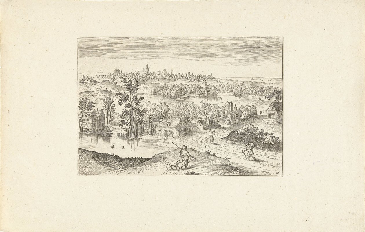 Landscape with a Pond by Adriaen Collaert