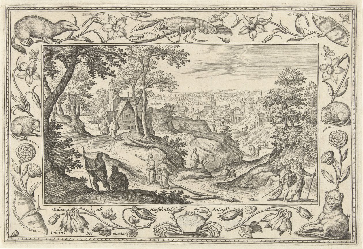 Sending of the Apostles by Adriaen Collaert