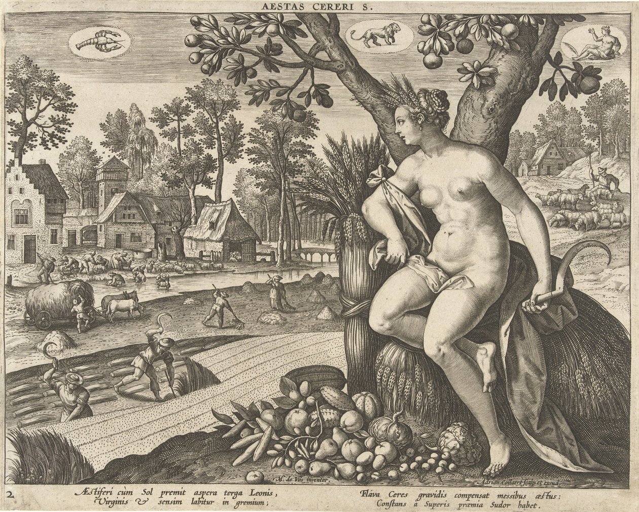 Summer by Adriaen Collaert