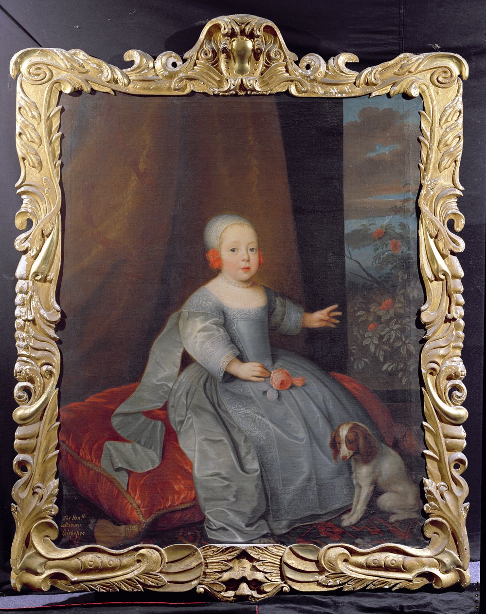 Hon Catherine daughter of 2nd Lord Colepeper by Adriaen Hanneman