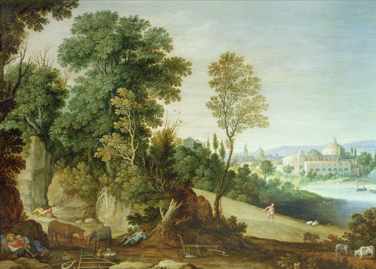 The Parable of the Devil Sowing Tares while the Farmer Sleeps by Adriaen I van Nieulandt