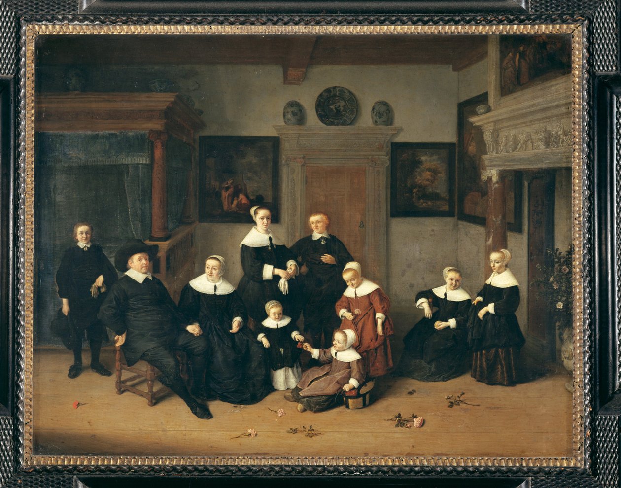 Family Portrait by Adriaen Jansz. van Ostade