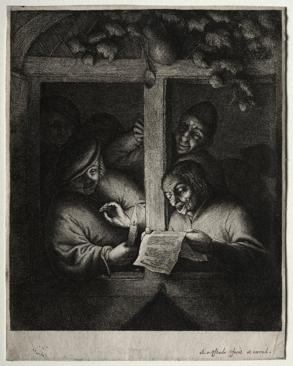 The Carol Singers by Adriaen Jansz. van Ostade