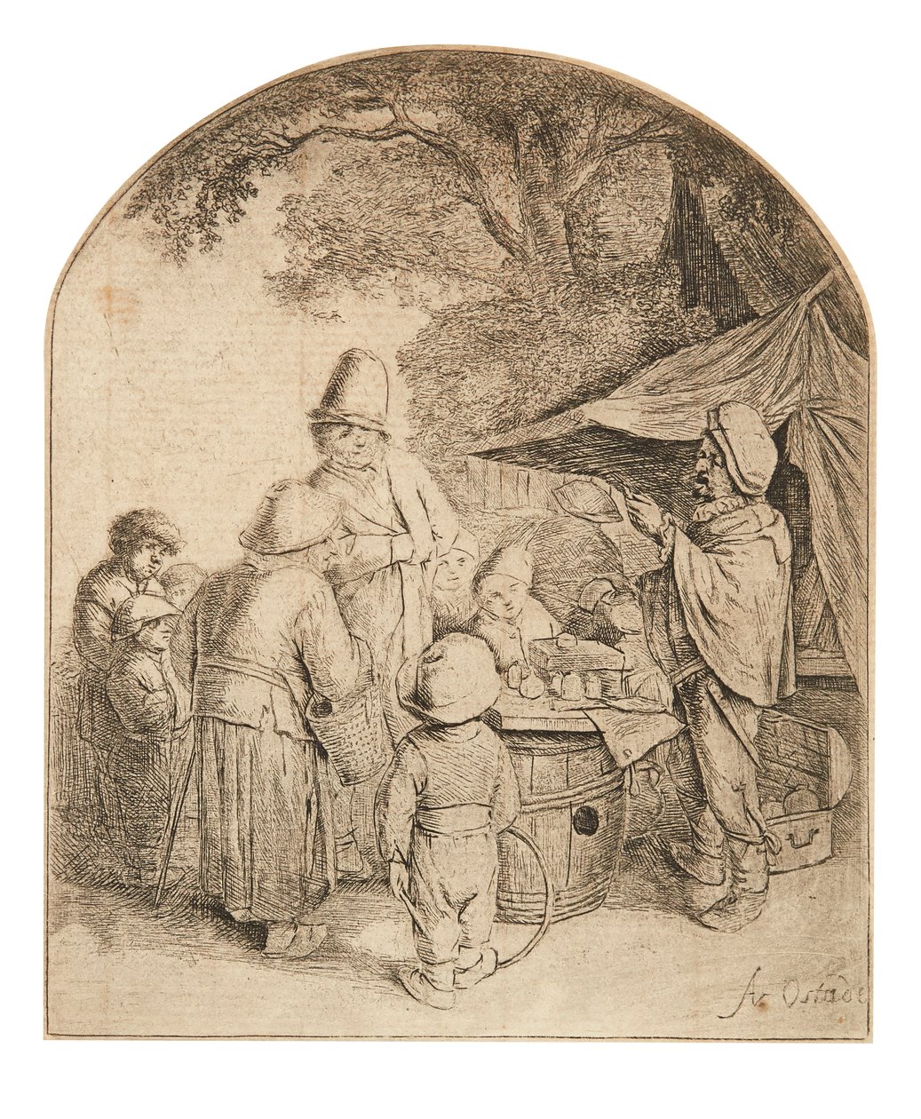 The Quacksalver by Adriaen Jansz. van Ostade
