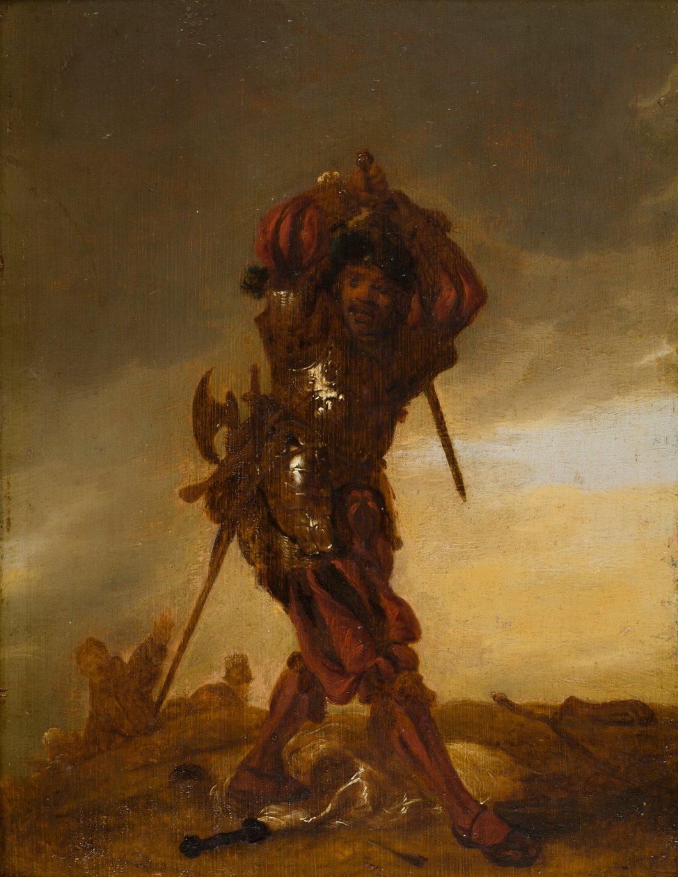 A Swiss soldier: A Mercenary by Adriaen Pietersz. van de Venne