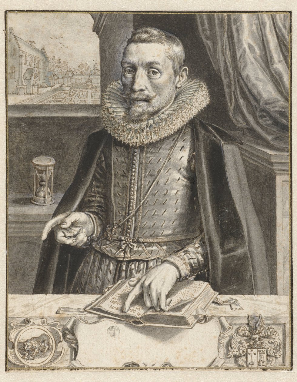 Portrait of Jacob Cats by Adriaen Pietersz van de Venne