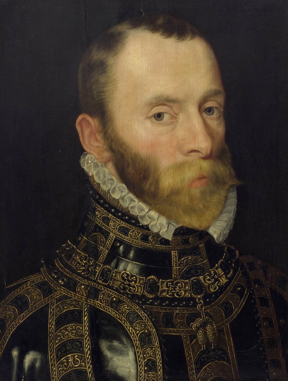 Portrait of Philippe de Montmorency, Count of Hoorn by Adriaen Thomasz. Key