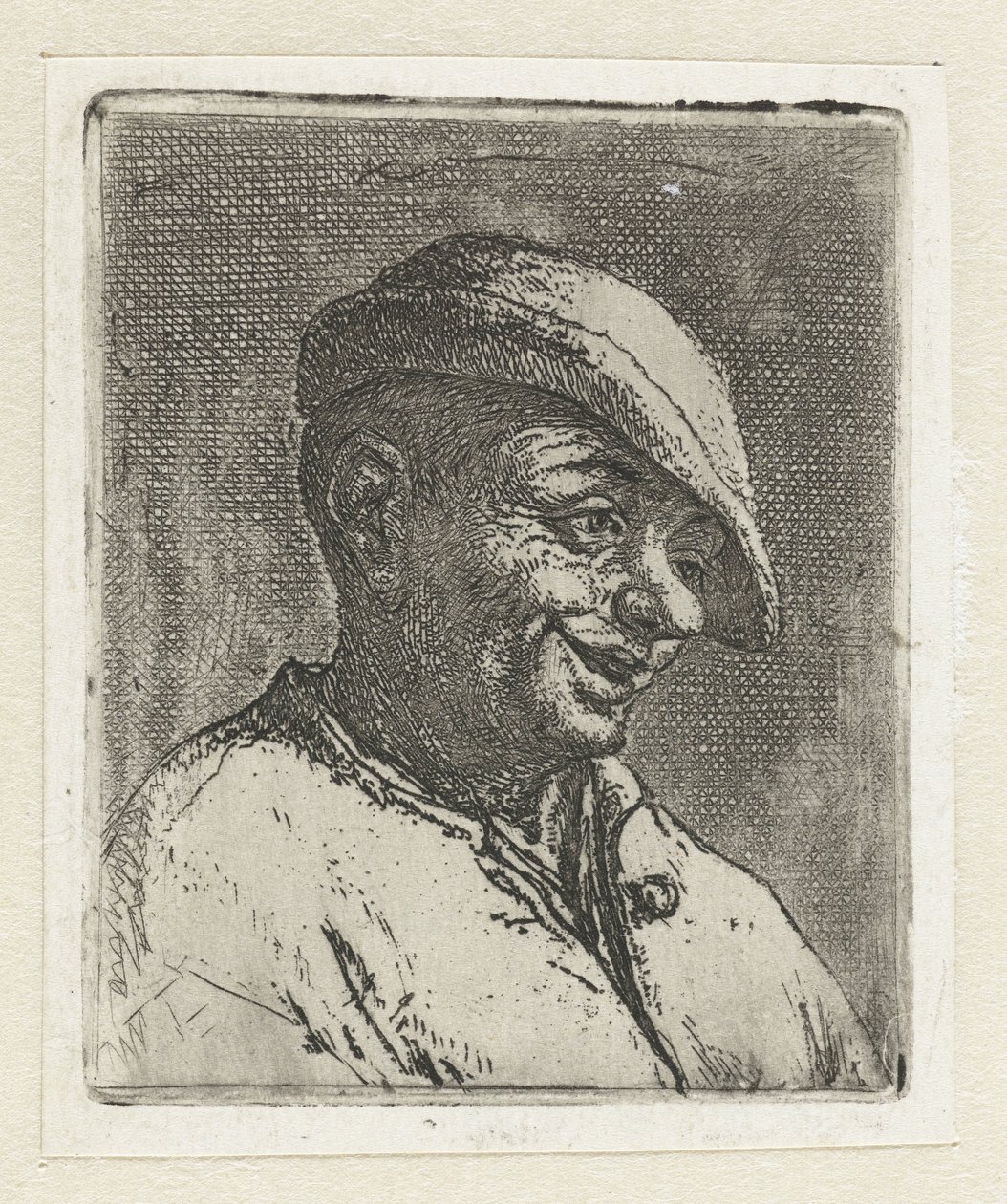 Bust of a Laughing Farmer by Adriaen van Ostade