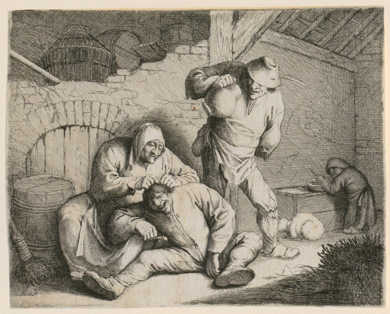 Delousing by Adriaen van Ostade