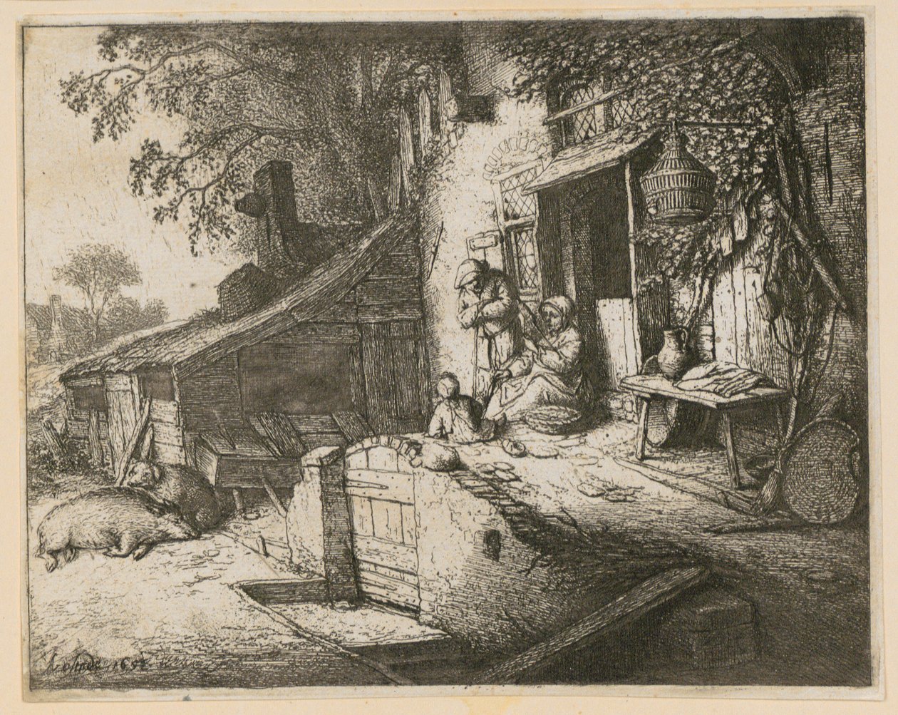 Spinner by Adriaen van Ostade
