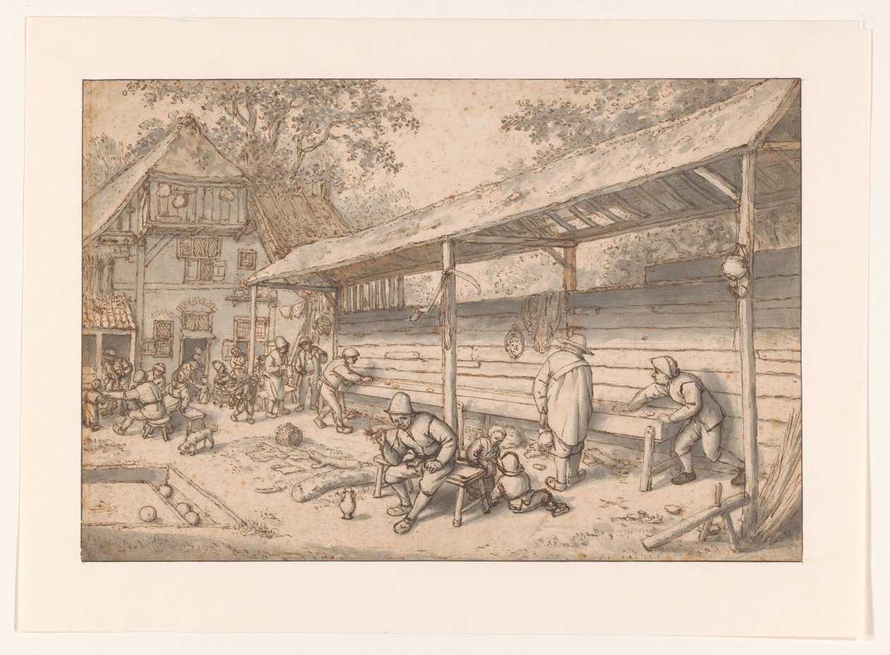 Tavern Games by Adriaen van Ostade