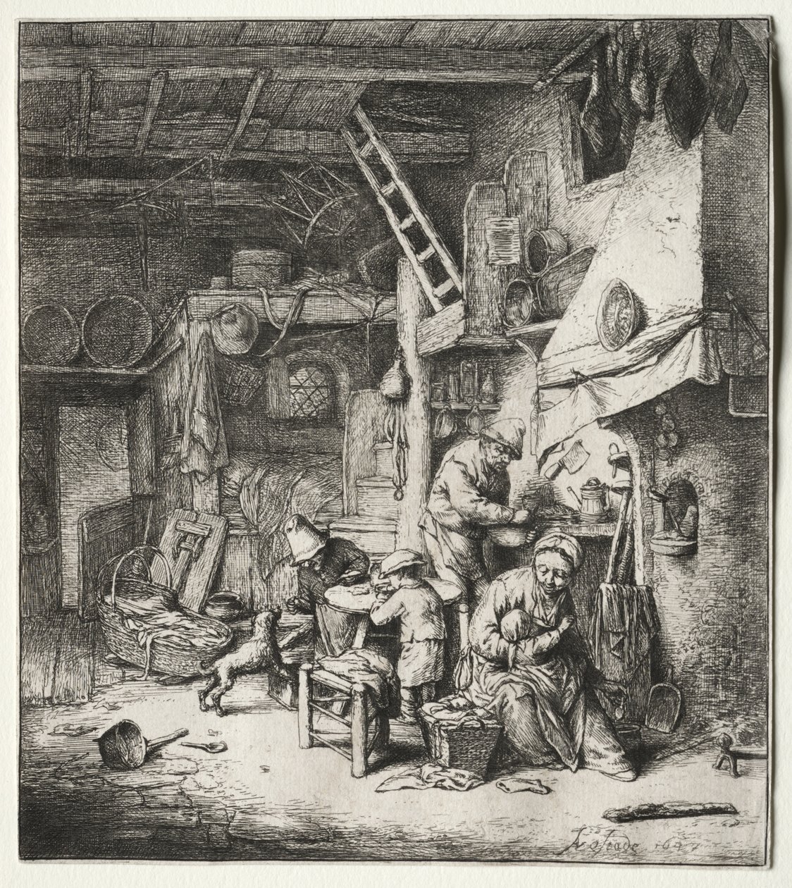 The Family by Adriaen van Ostade
