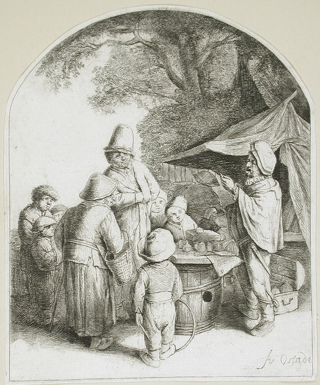 The Quacksalver by Adriaen van Ostade