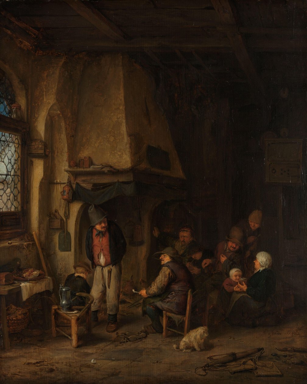 Peasants in an Interior, known as 