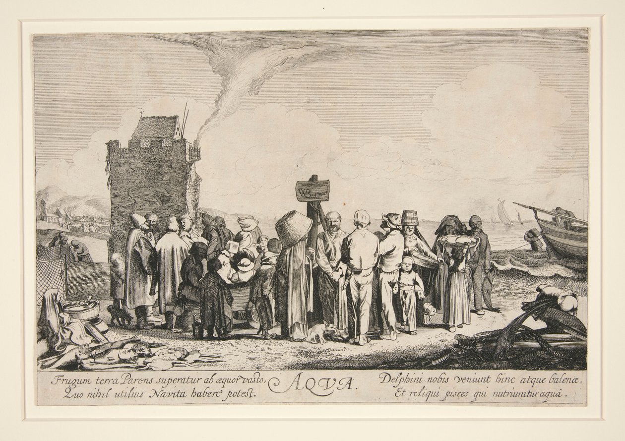 Aqua, from the set of The Four Elements by Adriaen van de Velde