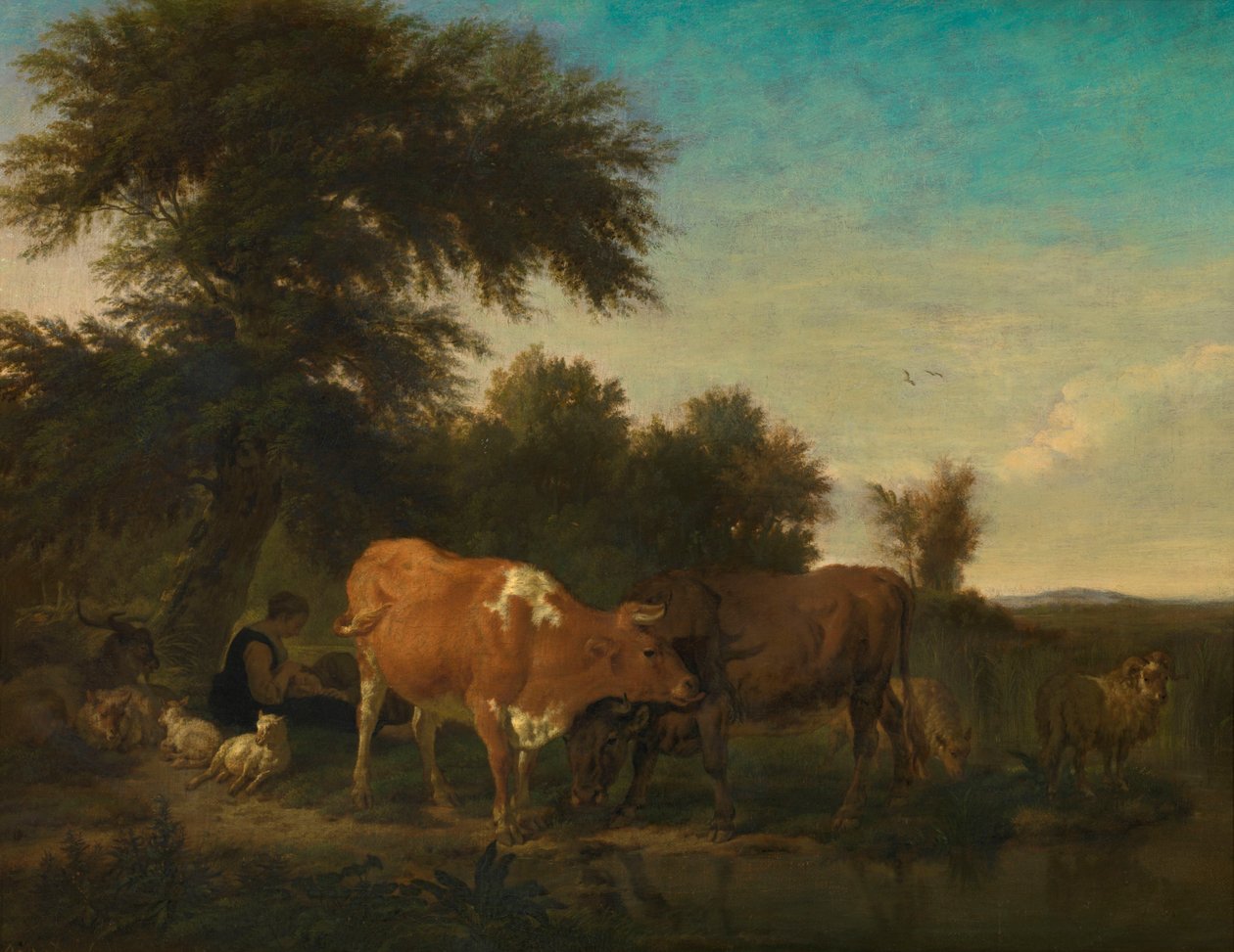 Landscape by Adriaen van de Velde