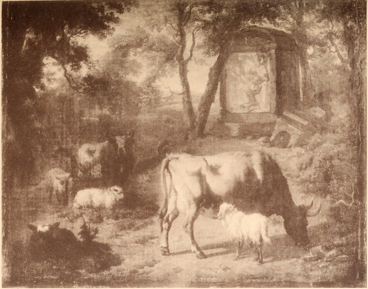 Landscape with Cattle by Adriaen van de Velde