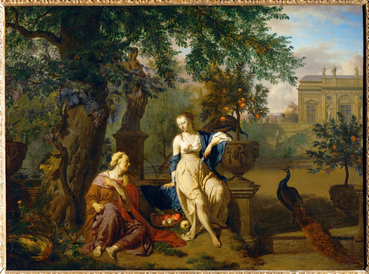 Vertumnus and Pomona by Adriaen van de Velde